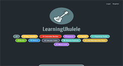 Desktop Screenshot of learningukulele.com